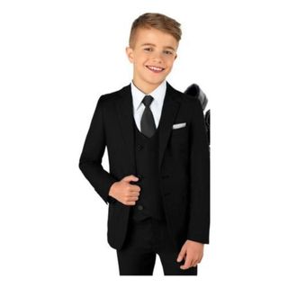 Terno Social Masculino Infantil Oxford Calça + Paletó 2025