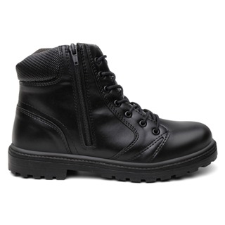 Coturno Bota Militar Masculino Tático De Couro Legitimo Reforçado Costurado em Oferta na Shopee