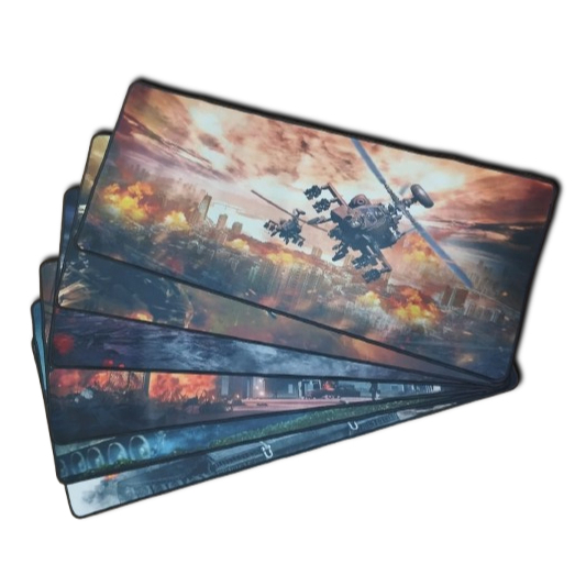 Mousepad Gamer Estampado Bordado Antiderrapante 70x30cm Grande em Oferta na Shopee
