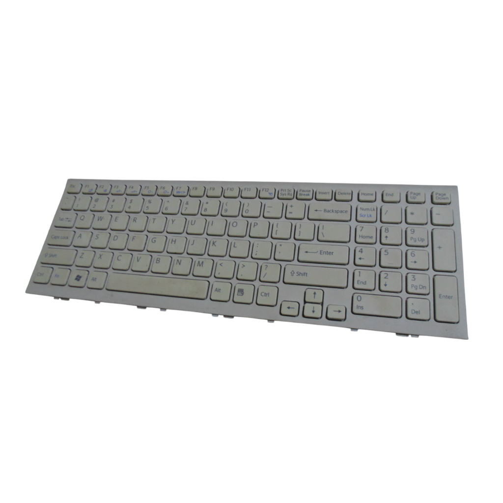 Teclado Para O Notebook Sony Vaio Pcg-71912l Trava Quebrada