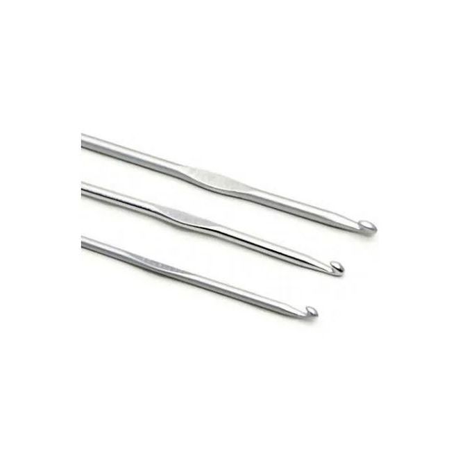 Kit Agulha de Crochê Aço c/ 3 unidades (1,25mm/1,50mm/1,75mm) - Círculo em Oferta na Shopee