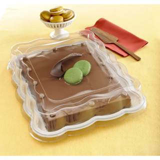 5 embalagem bolo 2,5 k Torta Retangular Baixa - 2,5kg Ref.: G 70FB galvanotek (41x31,7x7,7cm altura) em Oferta na Shopee