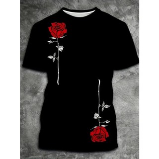 Camisa Masculina Comum Basica Estampa Floral 2 Flor