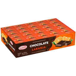 Balas Caramelos de Chocolate Com Laranja 1Kg C/125 Unidades Embaré