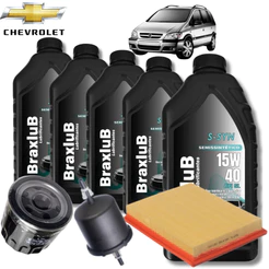 KIT TROCA DE OLEO 15W40 + FILTROS (GM ZAFIRA)