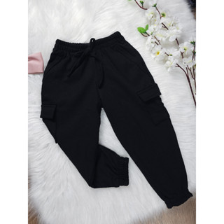Calça Cargo Infantil Menina Juvenil Moletom Flanelado Quentinha e Confortável Moda Casual e Estilosa em Oferta na Shopee