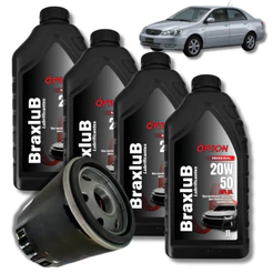 KIT TROCA DE OLEO 20W50 MINERAL COROLLA 2004.