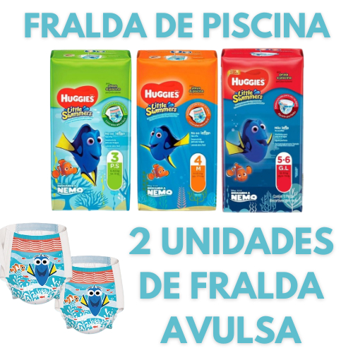Fralda Calça De Praia e Piscina Huggies Littlle Swimmers - P M G XG - 2 Unidades De Fraldas em Oferta na Shopee
