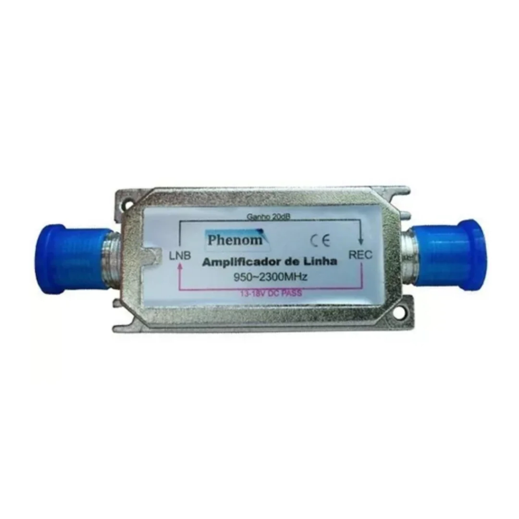 Amplificador de Linha Phenom para Satélite - 20dB