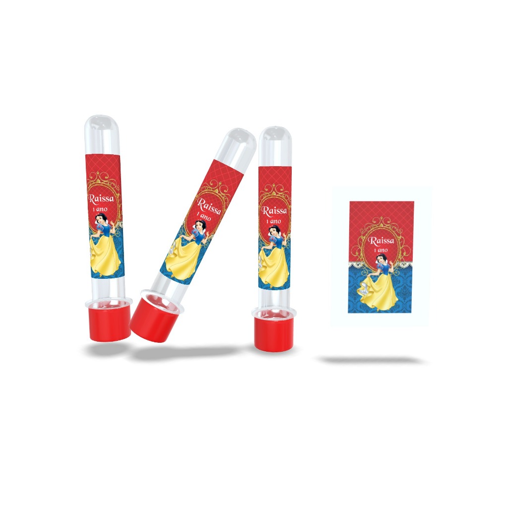 30 tubetes Branca de Neve personalizado para festas / chá de bebê / aniversario tubets tubo em Oferta na Shopee