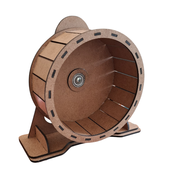 Rodinha De Hamster Brinquedo Roedores 15cm Roda Já Montada e Silenciosa, Pronta para Uso.