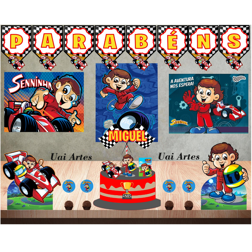 Kit Festa Senninha só um Bolinho
