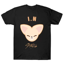Camiseta Stray Kids IN Kpop Adulto/Infantil Lançamento Camiseta Em Algodao