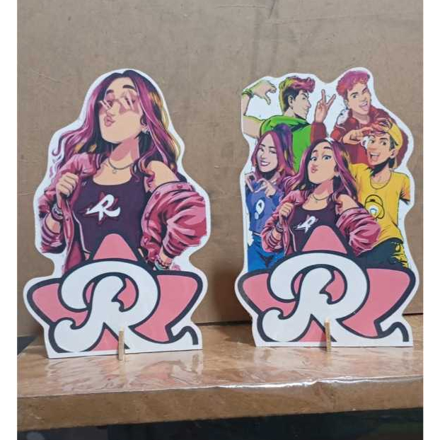 emilly vick os rosa youtube kit decoração de festa infantil 4 display de mesa 20cm em Oferta na Shopee