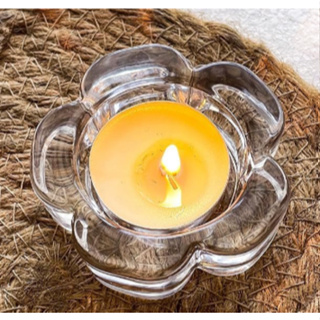 Kit 10 Mini Castiçais de Vidro de Flor Porta Vela Pequeno Suporte para Vela 6,5x2,5cm em Oferta na Shopee