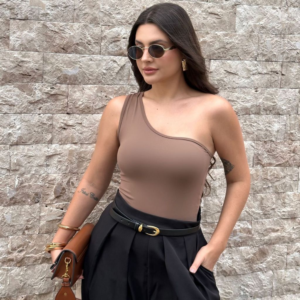 Blusa Feminina Nula Manga Regata Estilosa Básica Conforto em Oferta na Shopee