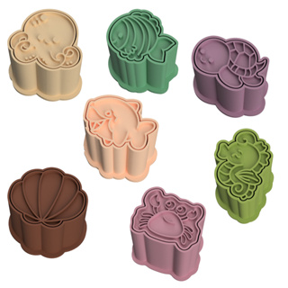 Modelador e Ejetor Para Modelar Brigadeiros, Massas e Doces - Fundo do Mar em Oferta na Shopee