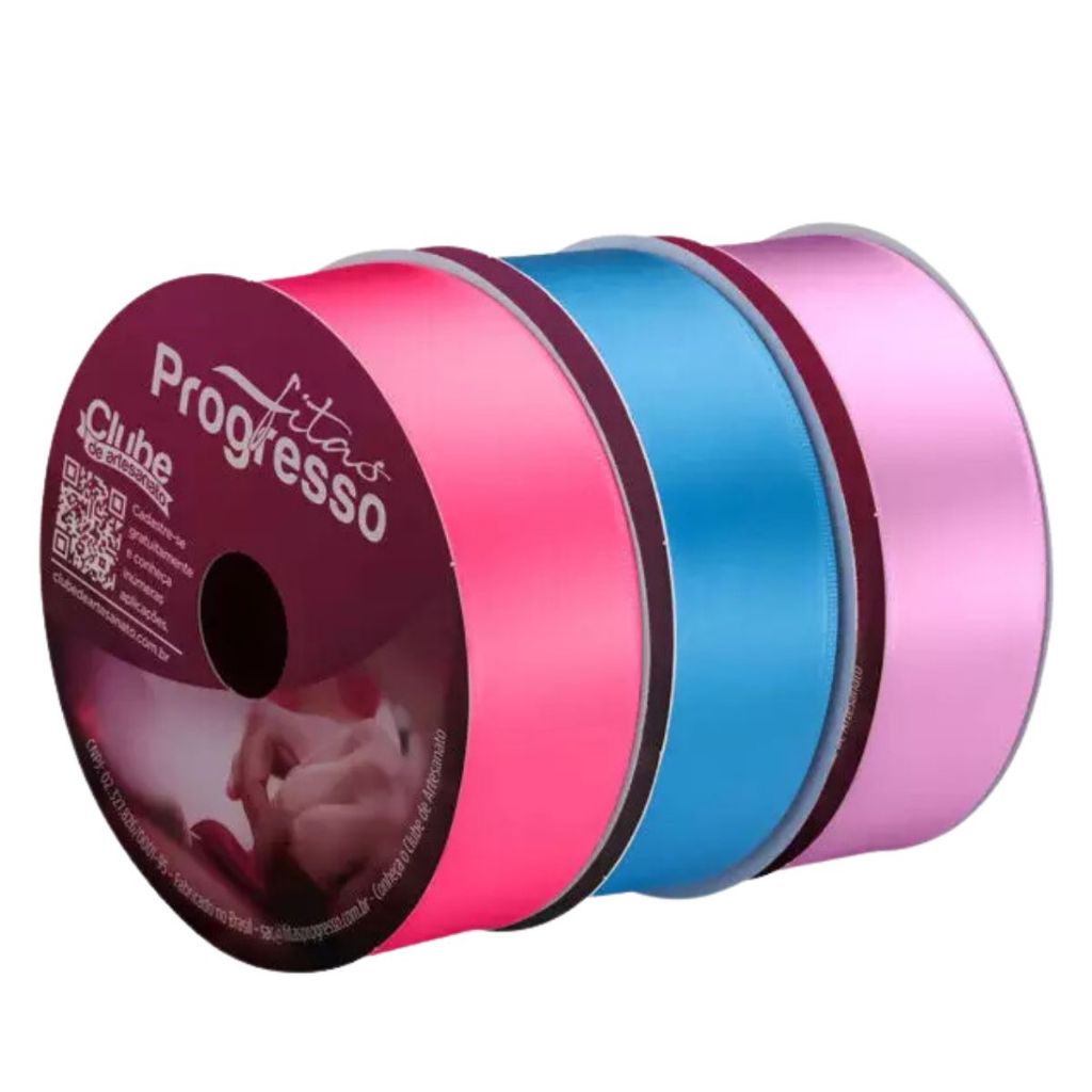 Fita de Cetim 38mm Progresso Face Simples N°9 50m em Oferta na Shopee