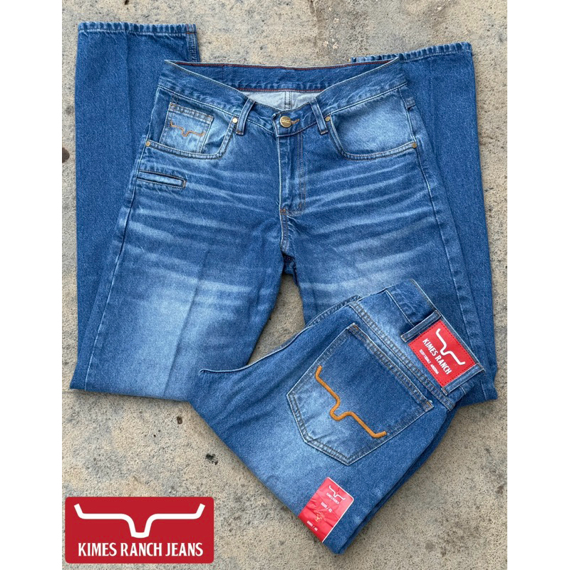 Calça ariat country jeans barra larga rodeio Cinch Ariat 100 % algodão