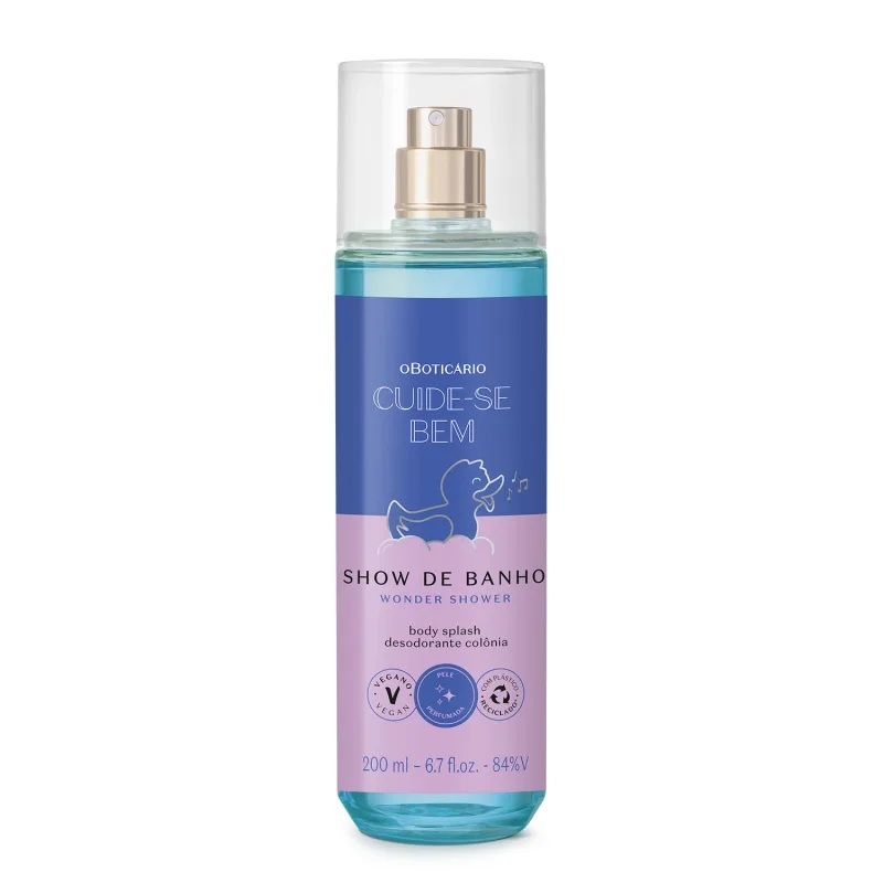 Body Splash Desodorante Colônia Cuide-se Bem Show de Banho 200ml O Boticário