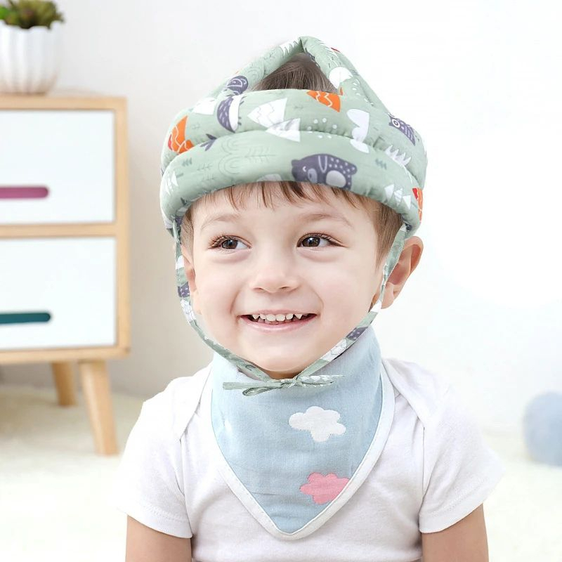 Capacete De Proteção Bebê Anti-Colisão De Segurança Ajustável - Envio Imediato!