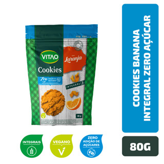 Cookies Laranja Integral Zero Açúcar Vitao 80G