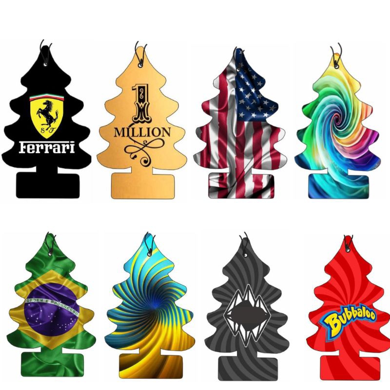 Kit 5/10 Aromatizante cheirinho de carro - Pinheiro em Oferta na Shopee