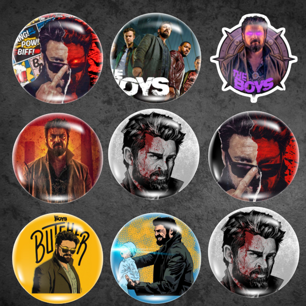 Bottons Broches The Boys Billy Bruto  (4,5cm)