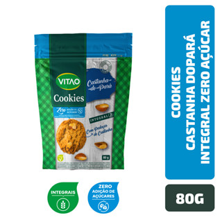 Cookies Castanha Do Pará Integral Zero Açúcar Vitao 80G