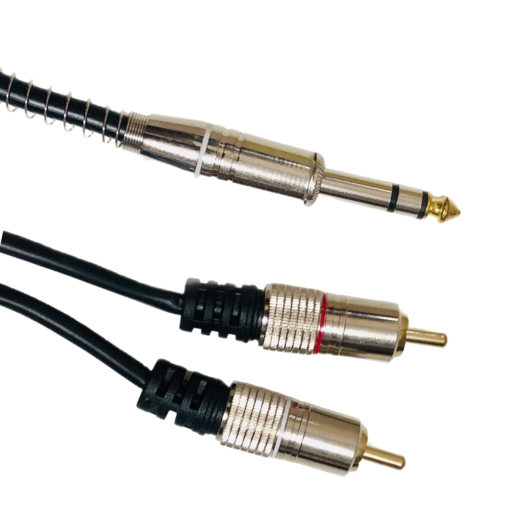 Cabo Audio Auxiliar 2 Rca X P10 Estereo Blindado Profissional em Oferta na Shopee