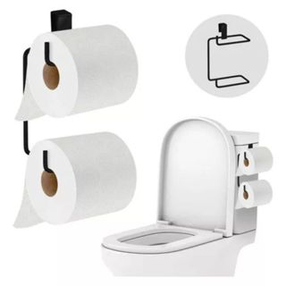 Suporte Duplo para 2 Papel Higiênico Para Caixa Acoplada Cromado em Oferta na Shopee
