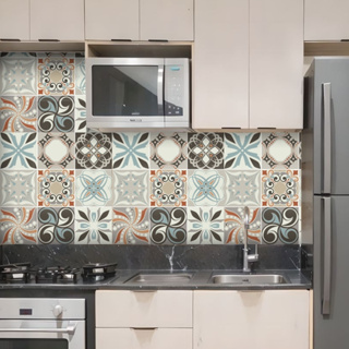 Azulejo Portugues Autocolante Adesivo Decorativo Cozinha 3 Metros em Oferta na Shopee