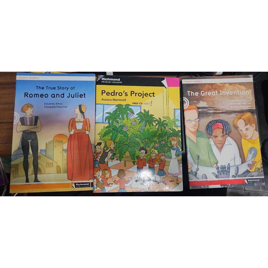 Imagem Kit com 6 livros Editora Richmond - Ler titulos na descrição - ens de idiomas