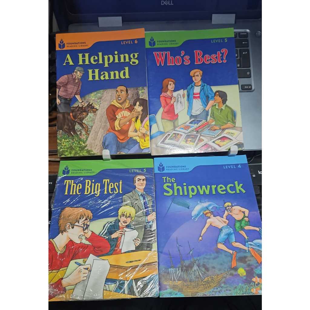 Imagem Kit com 4 Livros  -  Foundations Reading Library - ler titulos na descrição  - ens de idiomas