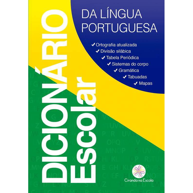 DICIONÁRIO ESCOLAR DA LÍNGUA PORTUGUESA em Oferta na Shopee