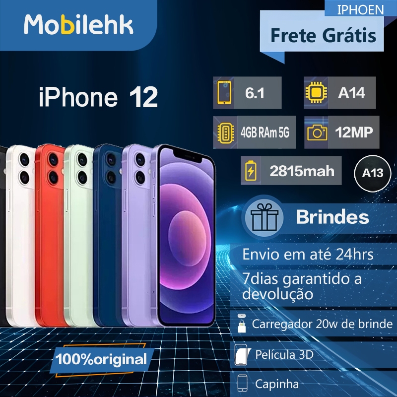 IPhone 12 64gb e 128Gb Original Com Garantia Envio  Imediato Promoção