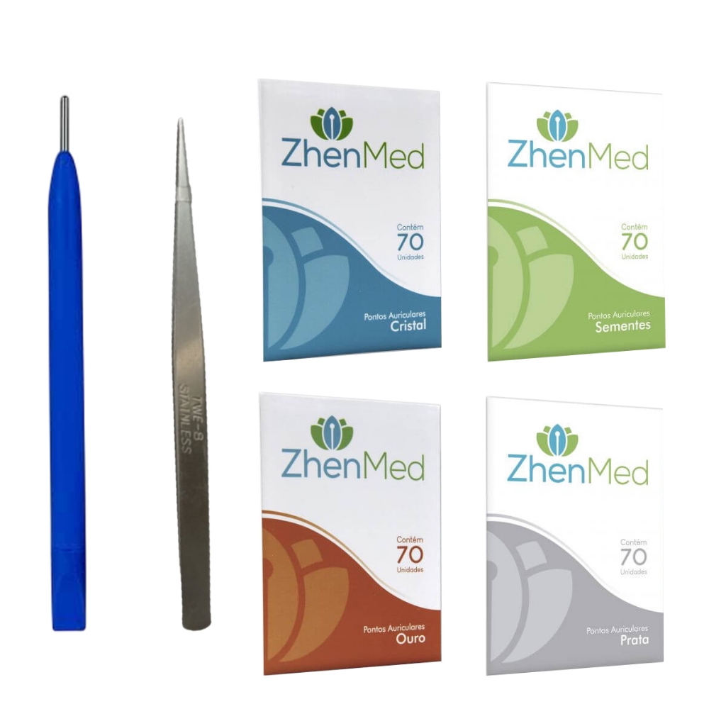 Kit Auricular Auriculoterapia Acupuntura Essencial 6 Peças em Oferta na Shopee