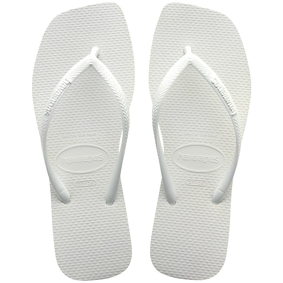 Chinelo Sandália Havaianas Slim Branco Square Quadrada Original em Oferta na Shopee