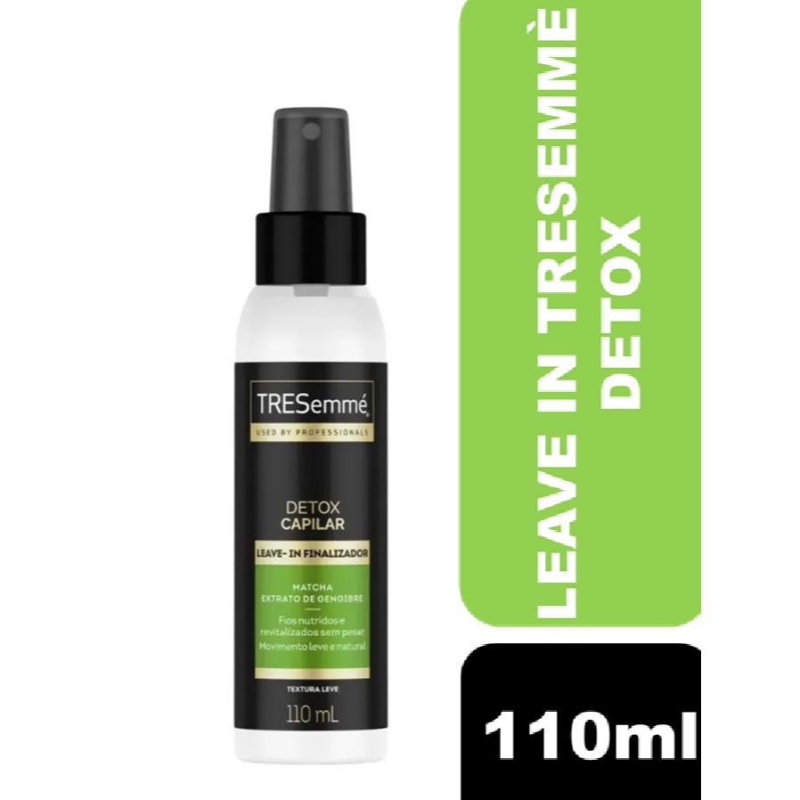 Leave-In Finalizador TRESemmé Dtox Capilar 110ml em Oferta na Shopee