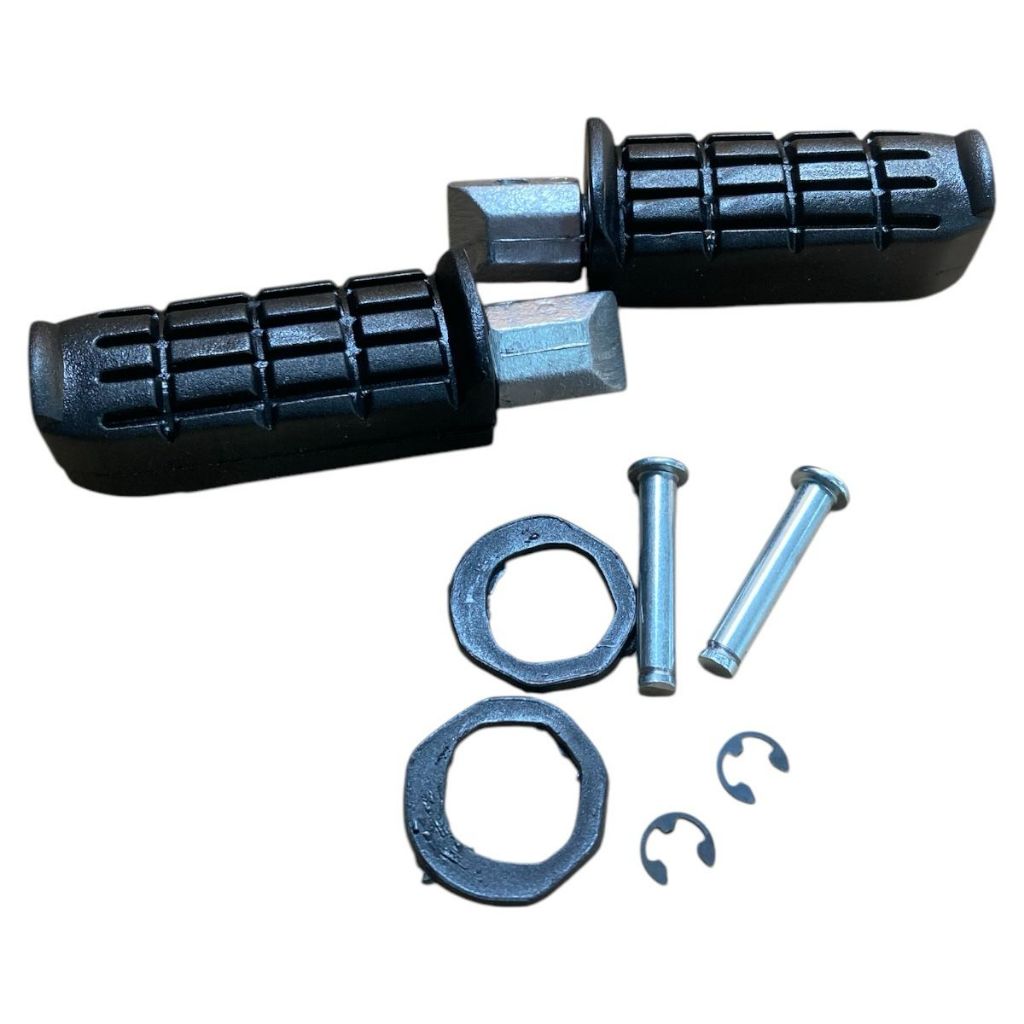 Par Pedaleira Traseira Completa Titan 150 Sport Cbx250 Cb300 Cbx200 em Oferta na Shopee