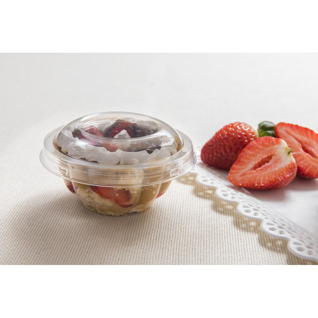 10 Potes com Tampa Sobremesa Pave Mousse Galvanotek G679 150ml - Home & Living