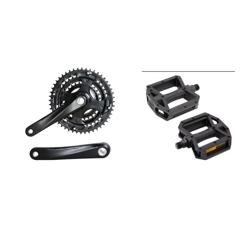 Pedivela triplo  Pedal plataforma nylon com esfera