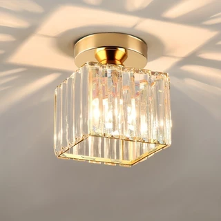 Lâmpada Led Moderna Para Corredor Com LumináRia De Teto De Cristal Para Corredor, Varanda 3 Cores 85