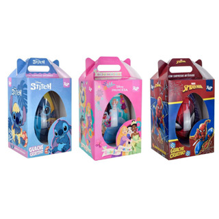 kit do artista Stitch, H Aranha e Princesas formato ovo de páscoa, Qualidade DAC, produto ...