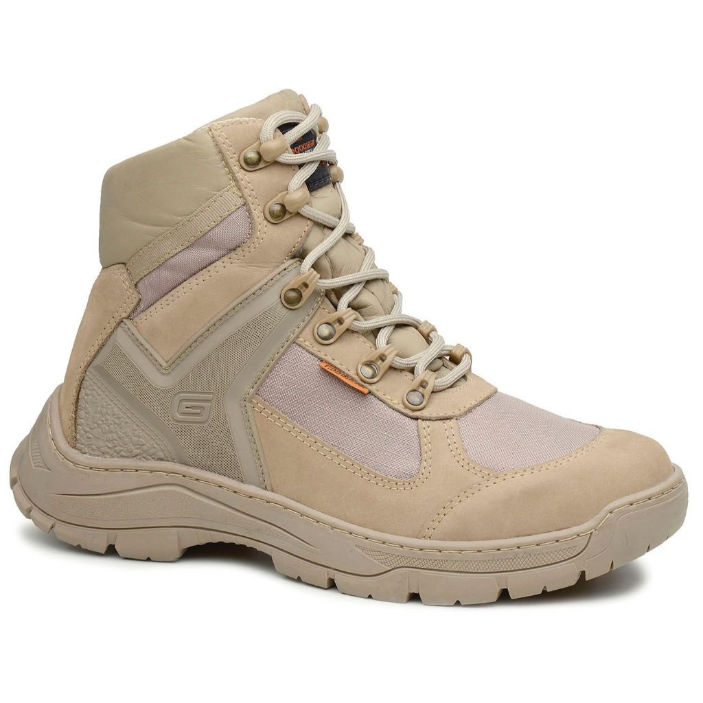 Bota de Segurança em Couro Nobuck Swat PRF Bege - Gogowear