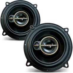 Alto Falantes Porta 5" Triaxial 120W Rms 4 Ohms AURUM (Par) - Som Automotivo Original Autofalante