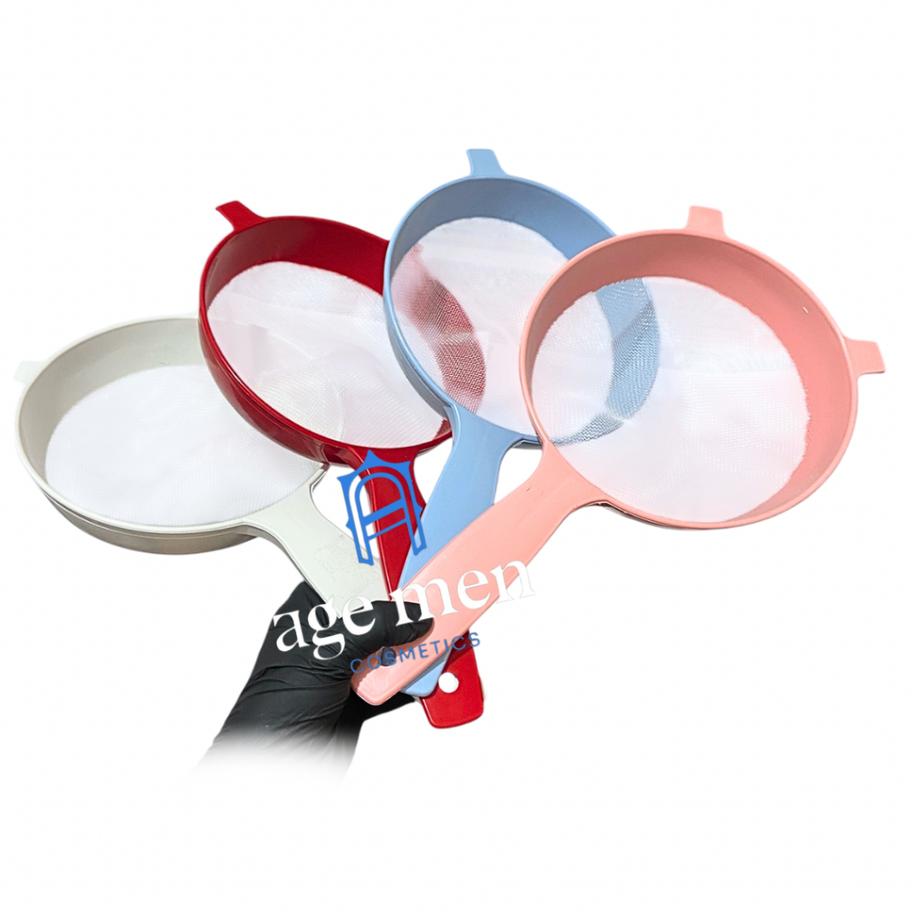 Peneira Grande 18cm Coador Escorredor Cozinha Tamanho Ideal Multiuso Artesanato