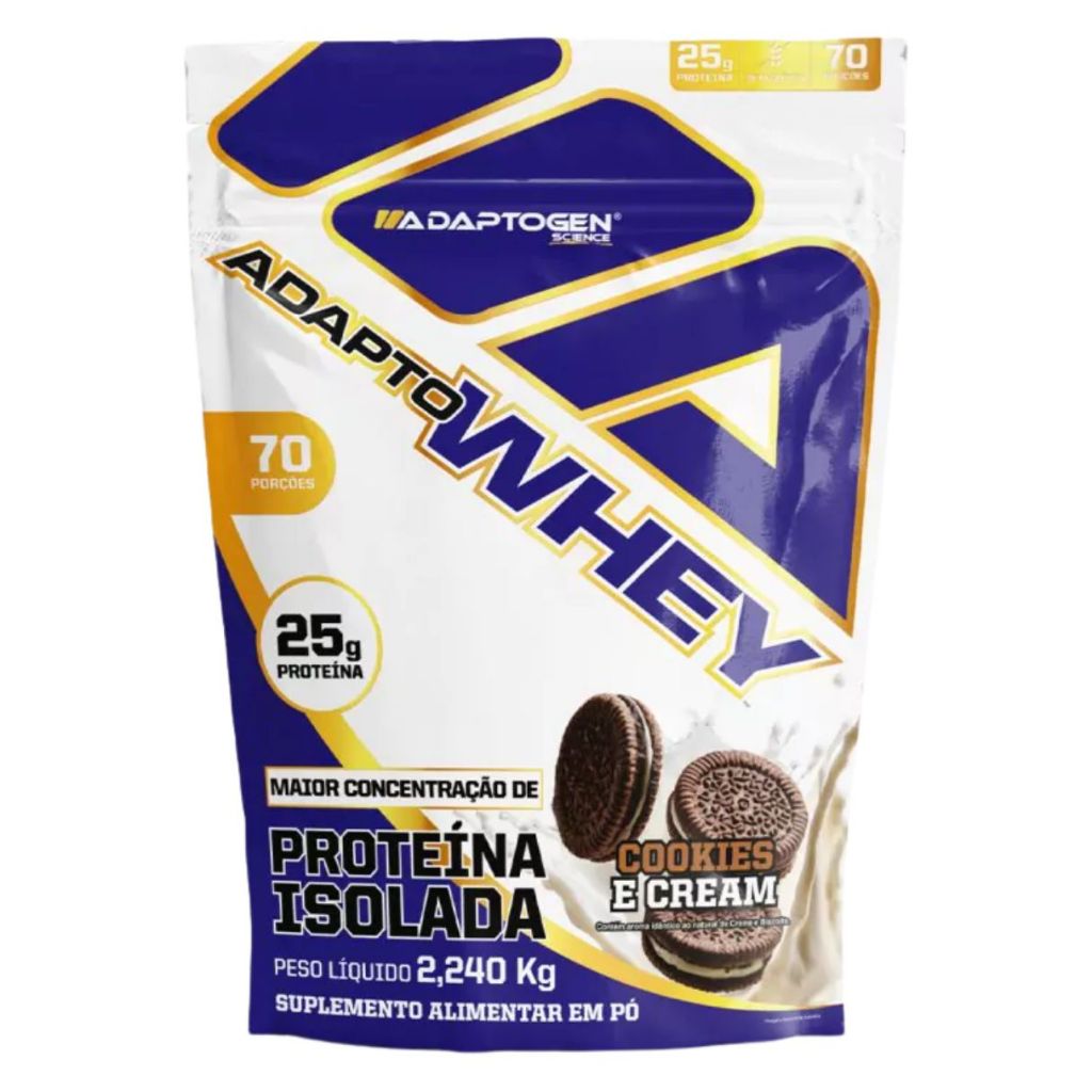 Adapto Whey 3W Suplemento Alimentar Refil 2240g - ADAPTOGEN SCIENCE em Oferta na Shopee