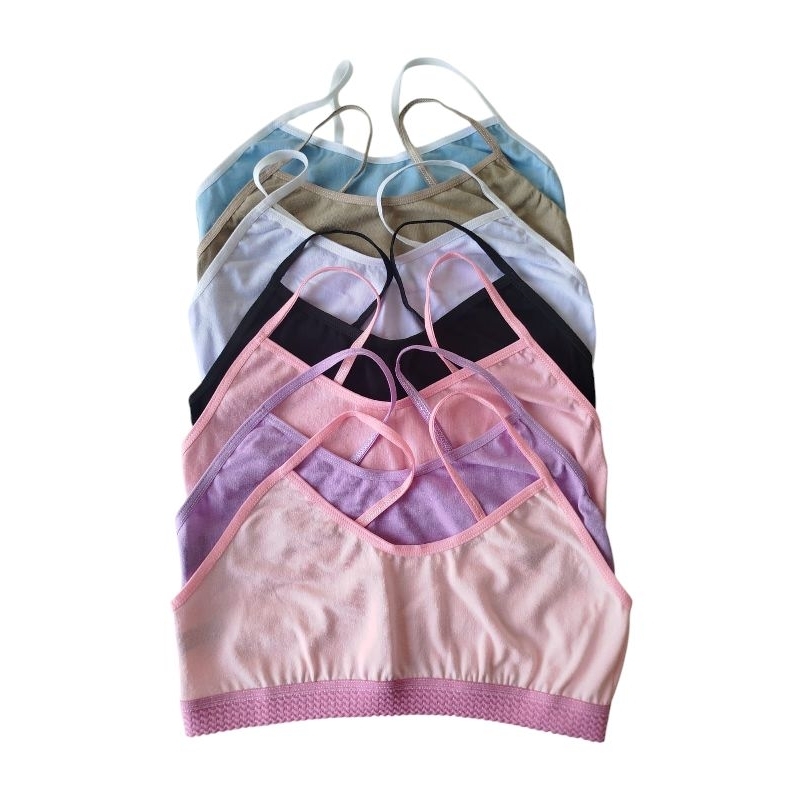 kit 3TOP ADULTO alça fina algodão para academia em Oferta na Shopee