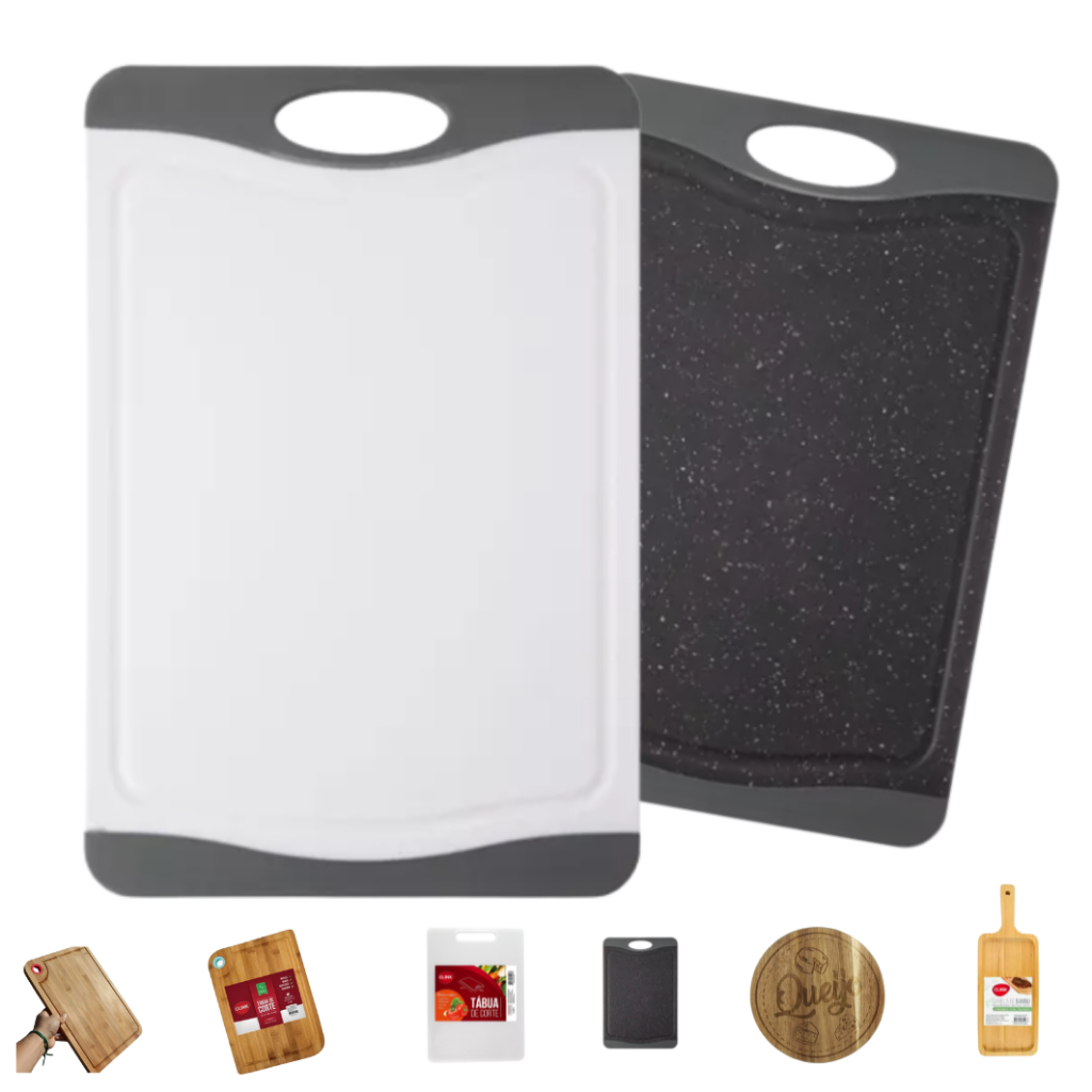 Tábua Para Corte De Alimentos De Plástico ou Bambu em Oferta na Shopee